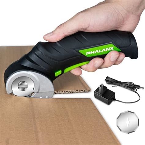 electric box cutter|electric rotary cutter for cardboard.